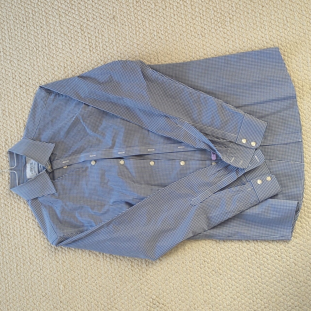 Charles Tyrwhitt Blue Check Shirt 15.5/35